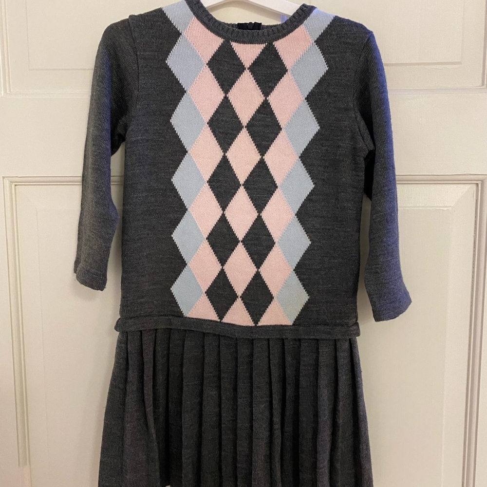 Prep School Style Grey Dress for Gils  NWT